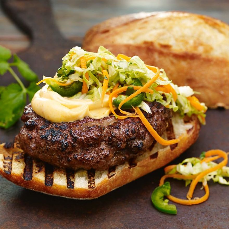 Spice Up the Grill With These Banh Mi Burgers